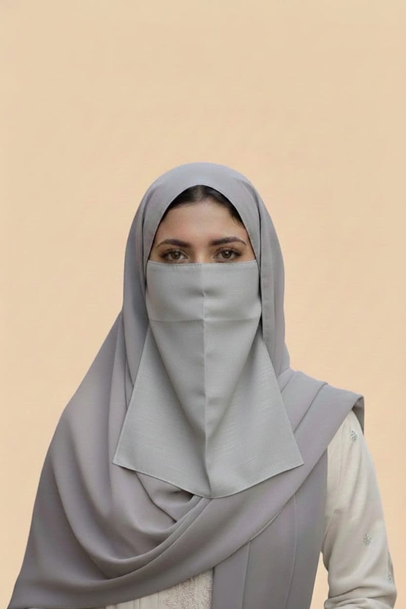 Crinkle Niqab