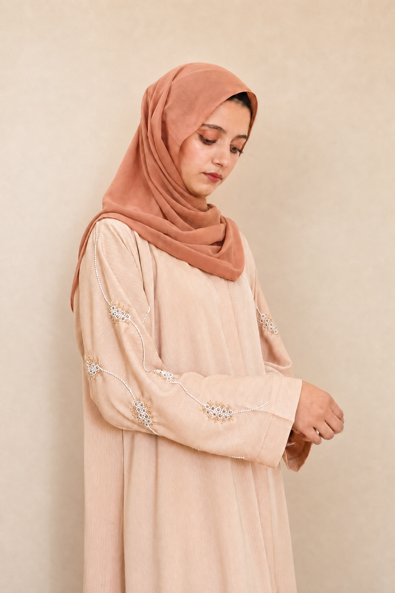 Meherbaan-Embroidered Abaya