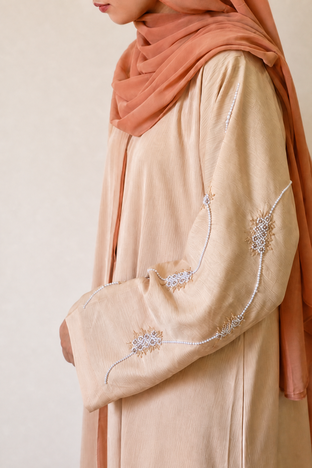 Meherbaan-Embroidered Abaya