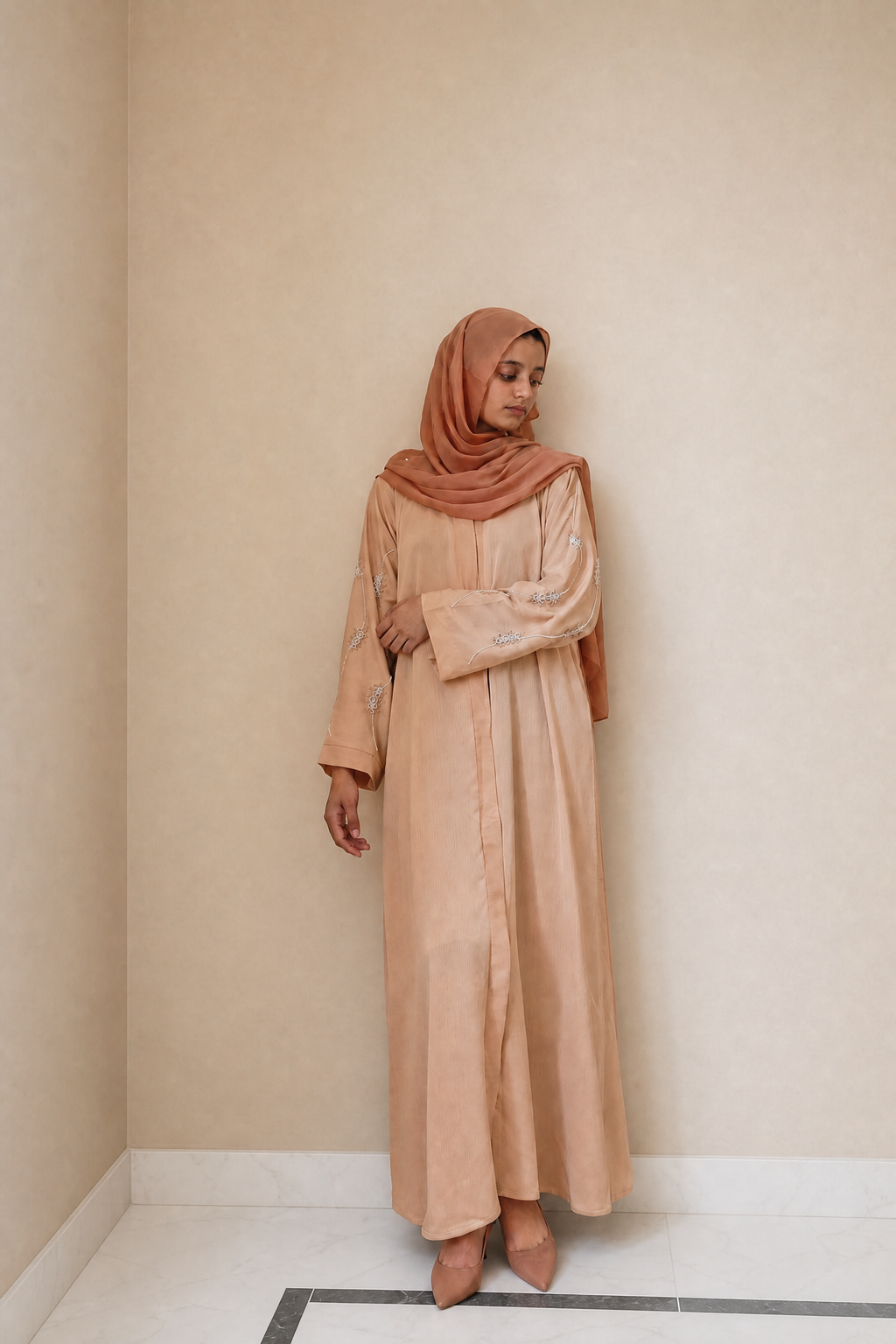 Meherbaan-Embroidered Abaya