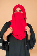 Double Loop Hijab with Niqab