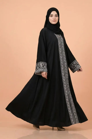 Exclusive Aura Abaya | Embroidery Abaya