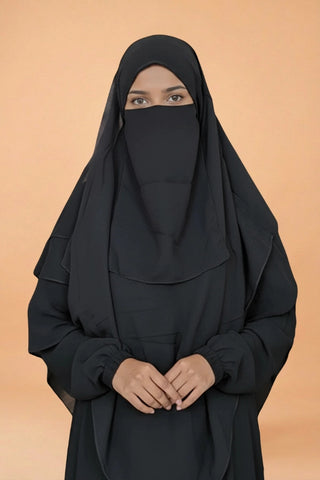 Khimar - Three Layers with Niqab