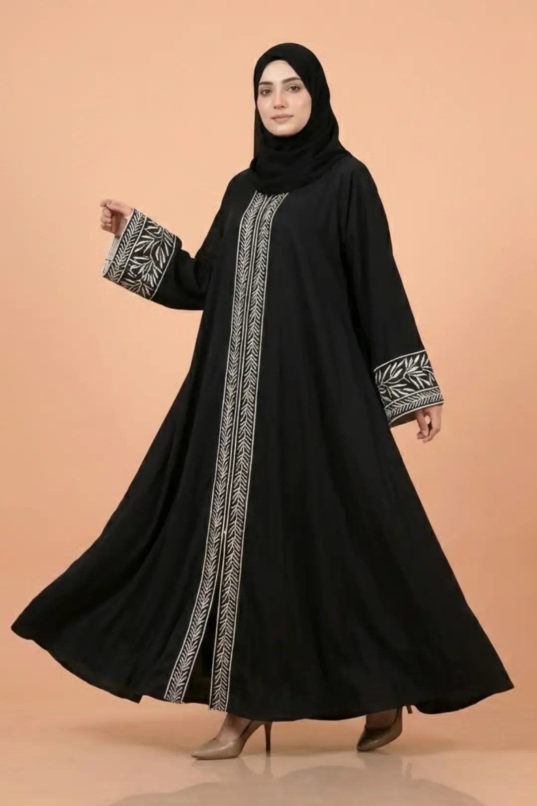 Exclusive Aura Abaya | Embroidery Abaya