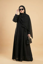 Stone Flower | Front-Open Stone Abaya