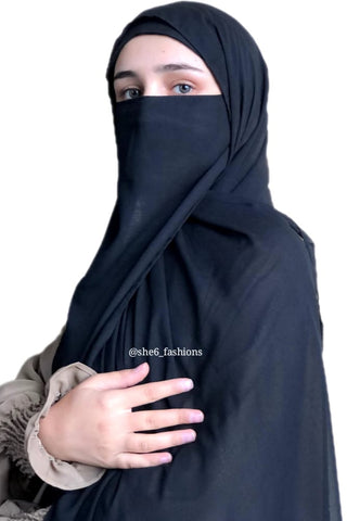 Complete Hijab Set - Black