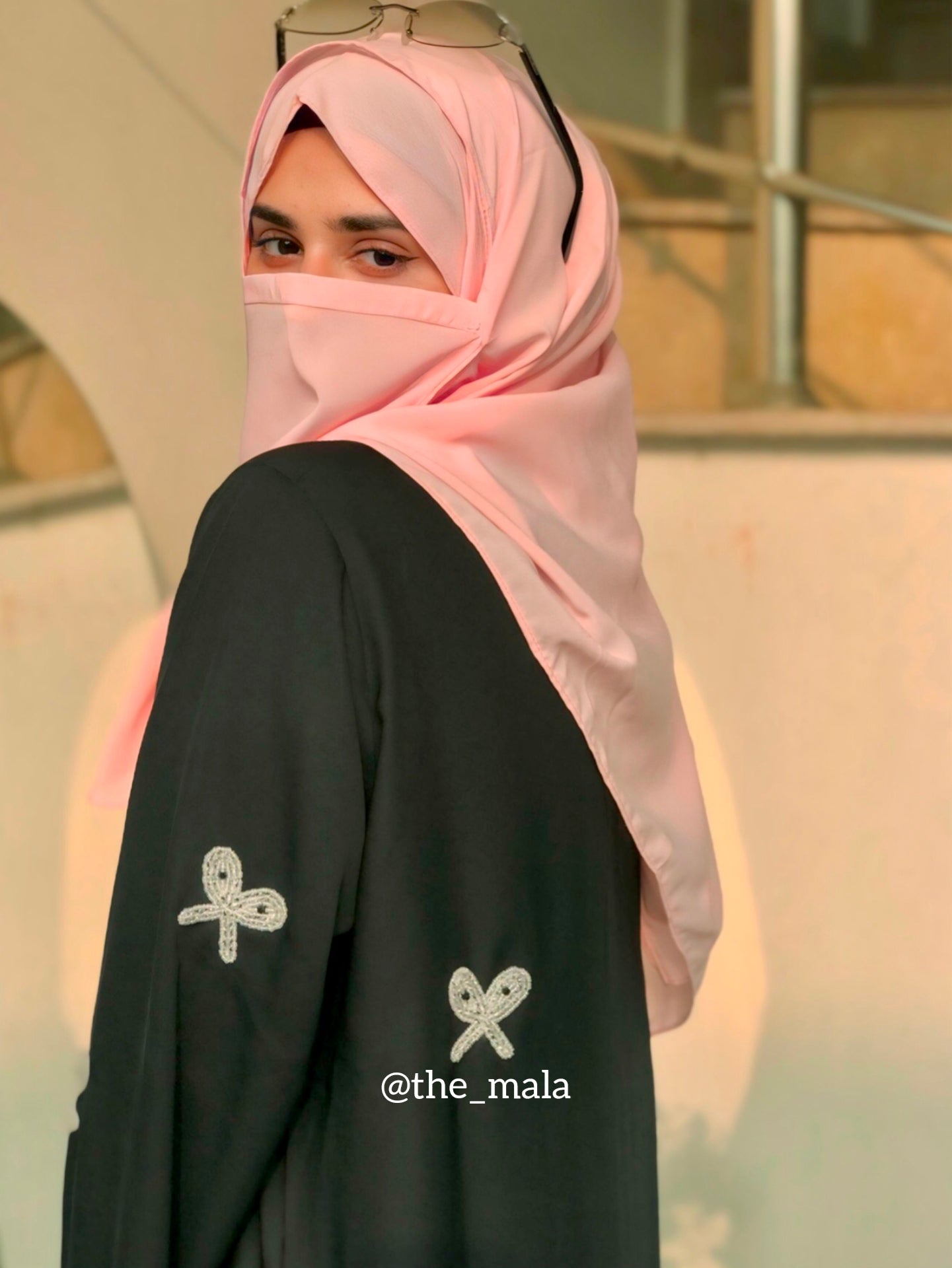 Double Loop Hijab with Niqab