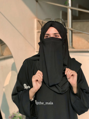 Double Loop Hijab with Niqab