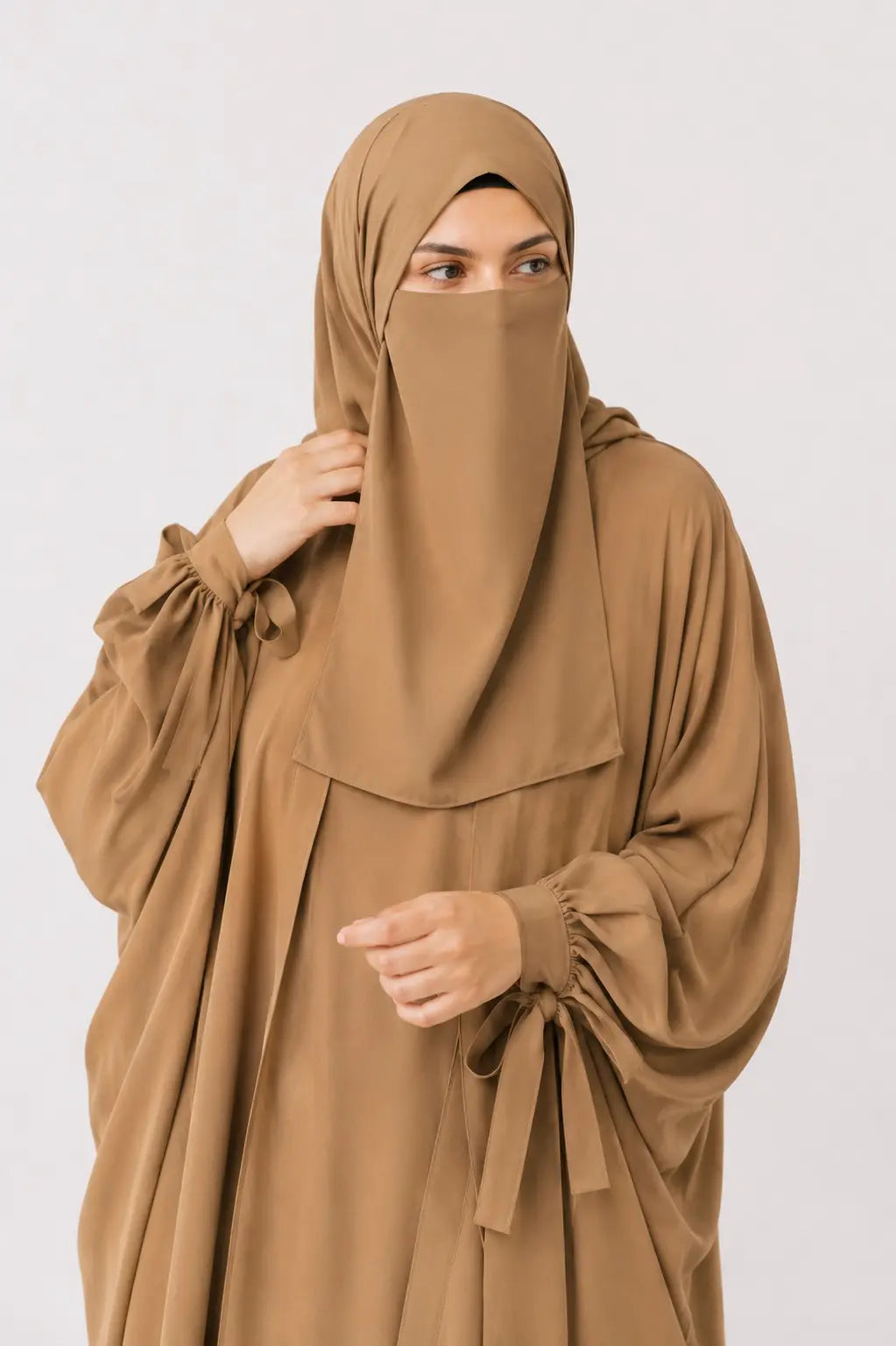 Kaftan Abaya - Light Brown
