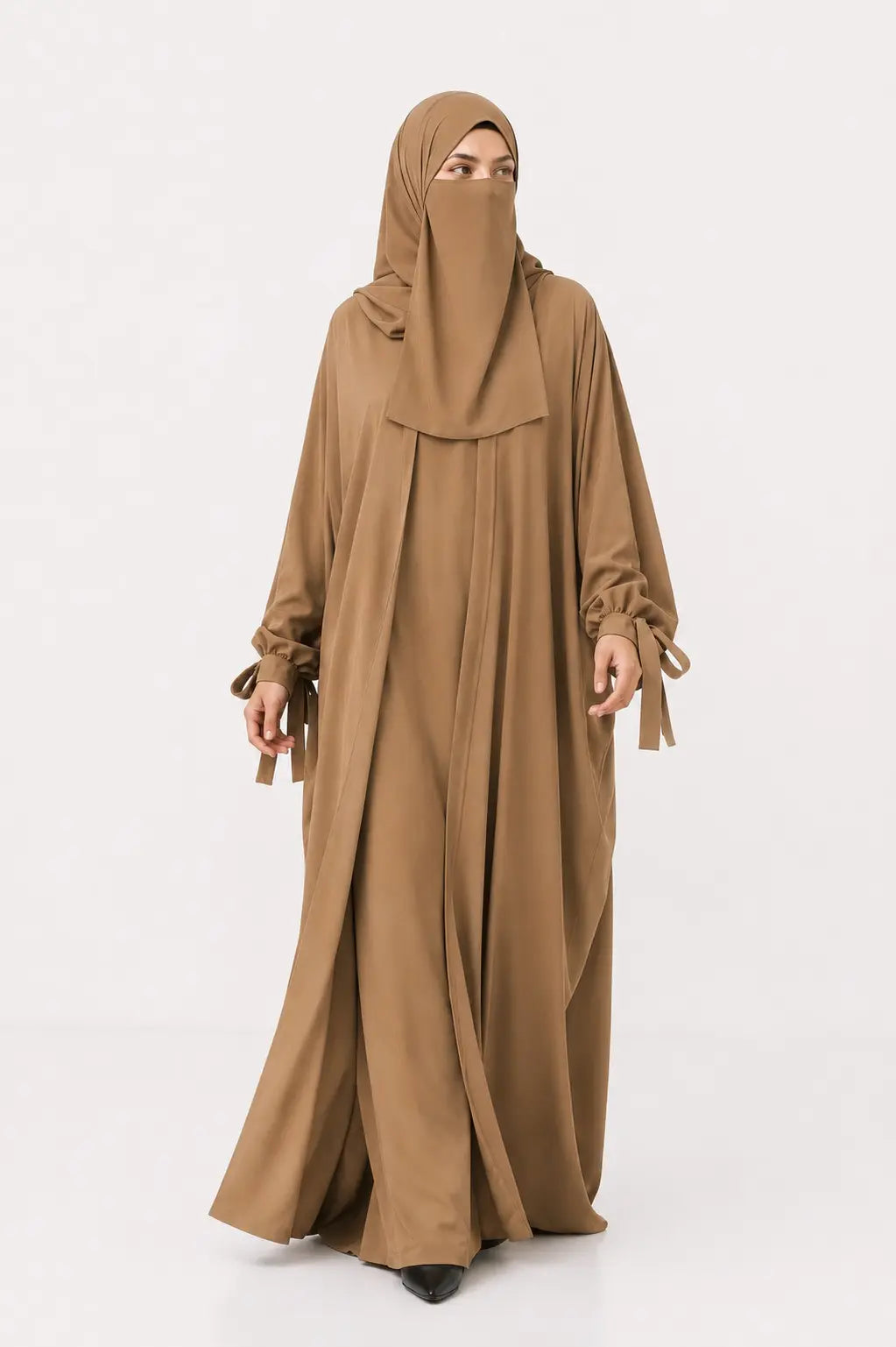 Kaftan Abaya - Light Brown