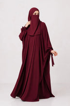 Kaftan Abaya - Maroon