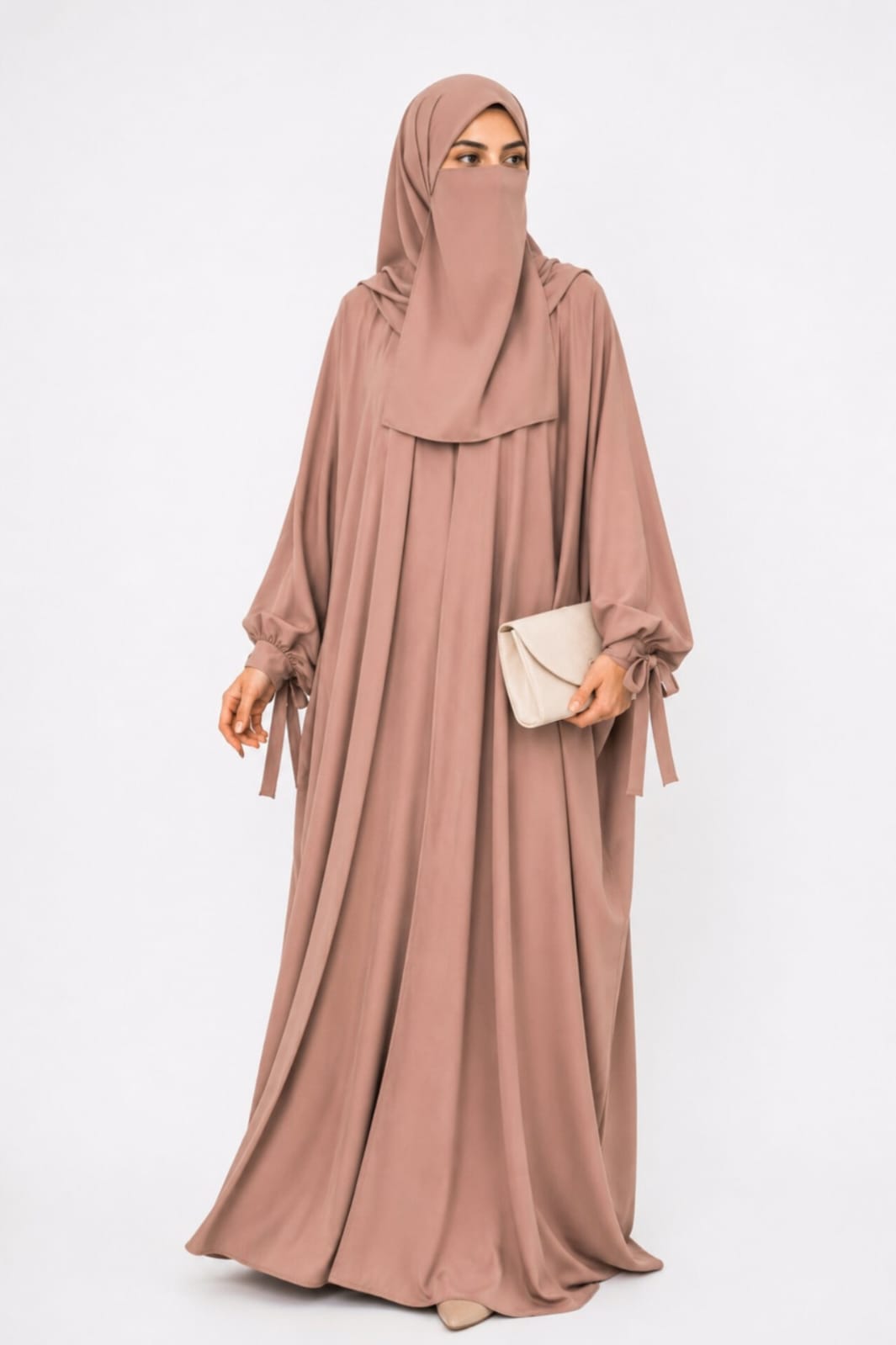 Kaftan Abaya - Peach