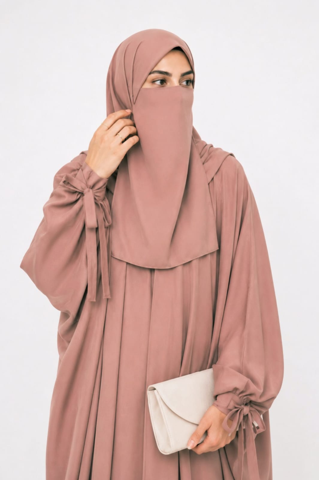 Kaftan Abaya - Peach