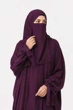 Kaftan Abaya - Plum