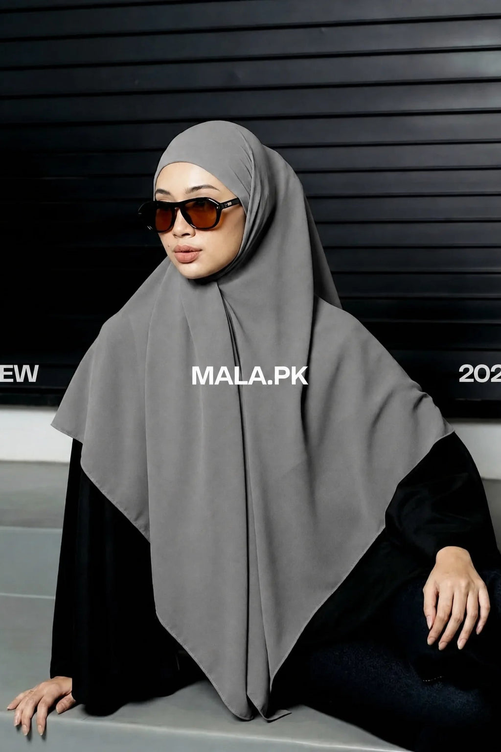 Khiban - Malaysian Hijab Gray color
