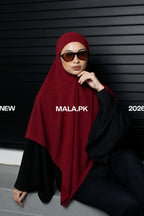 Khiban - Malaysian Hijab maroon color