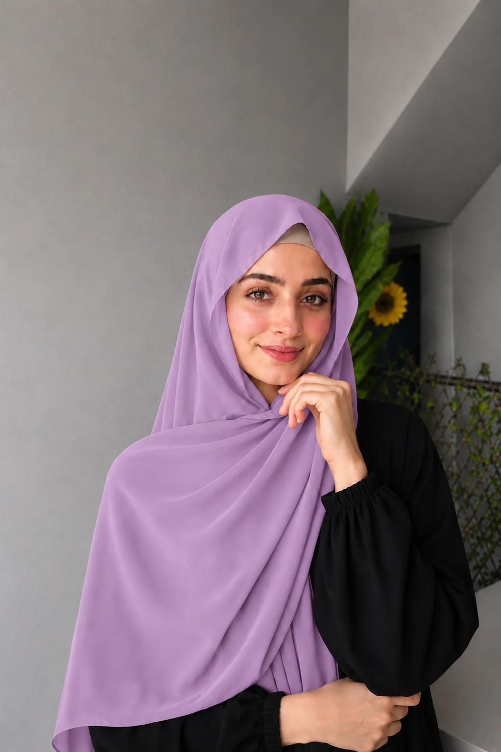 Magnetic Hijab -  Hijab + Cap + Magnets