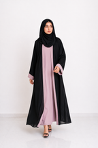 NAAZ - Two layer Abaya ( Inner + Coat )