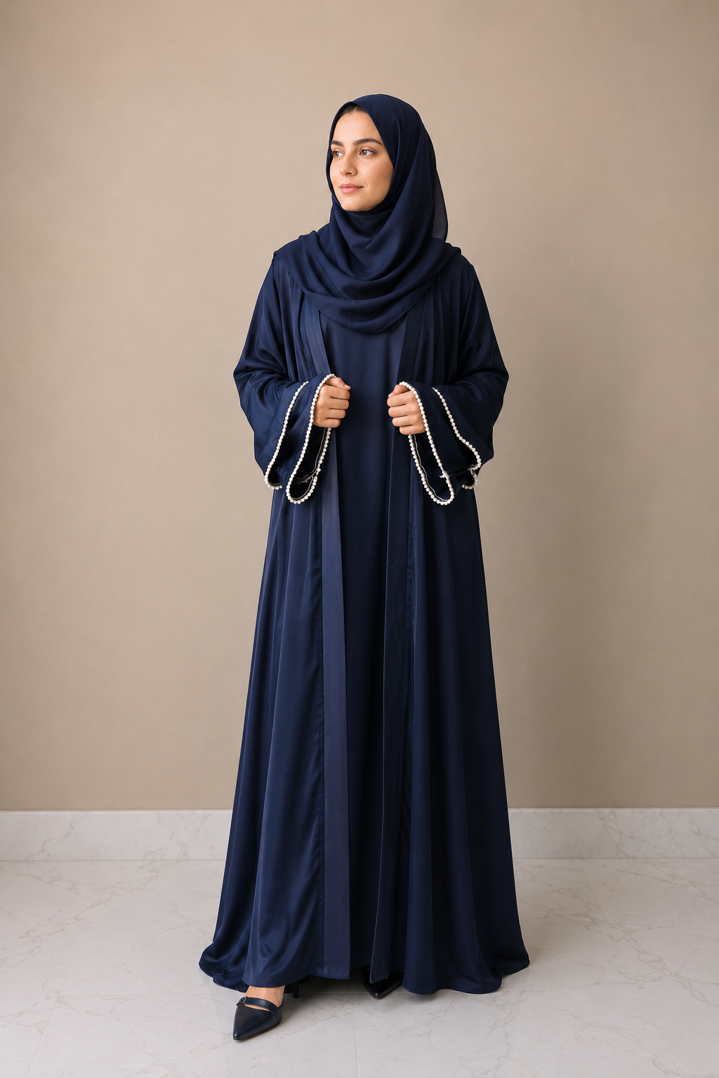 Neelam - abaya ( inner + coat )
