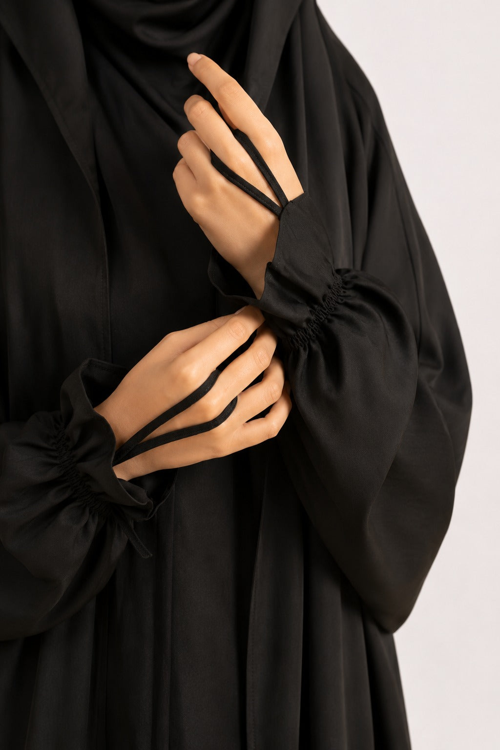 Saudi Jilbab Black 3