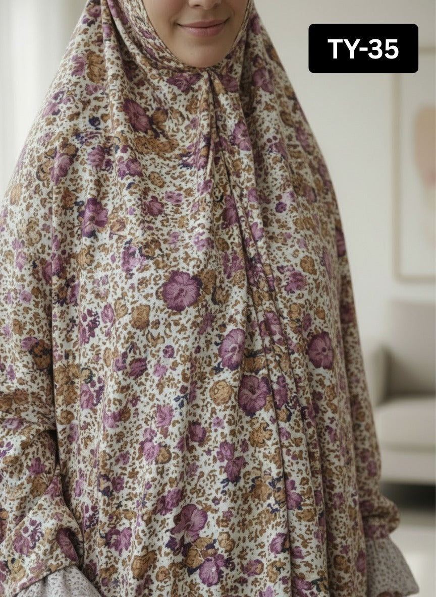 Premium Namaz Chadar with Lace Sleeves