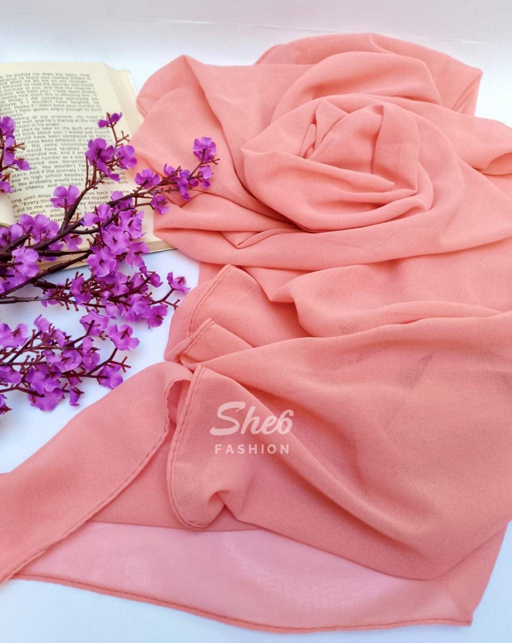 Chiffon Georgette Hijab