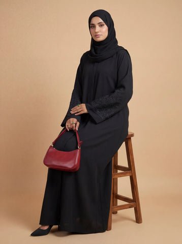 Zahra - Black Embroidery