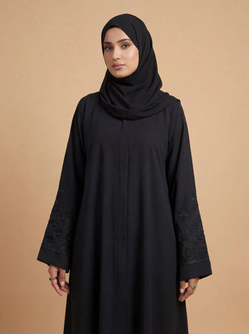 Zahra - Black Embroidery