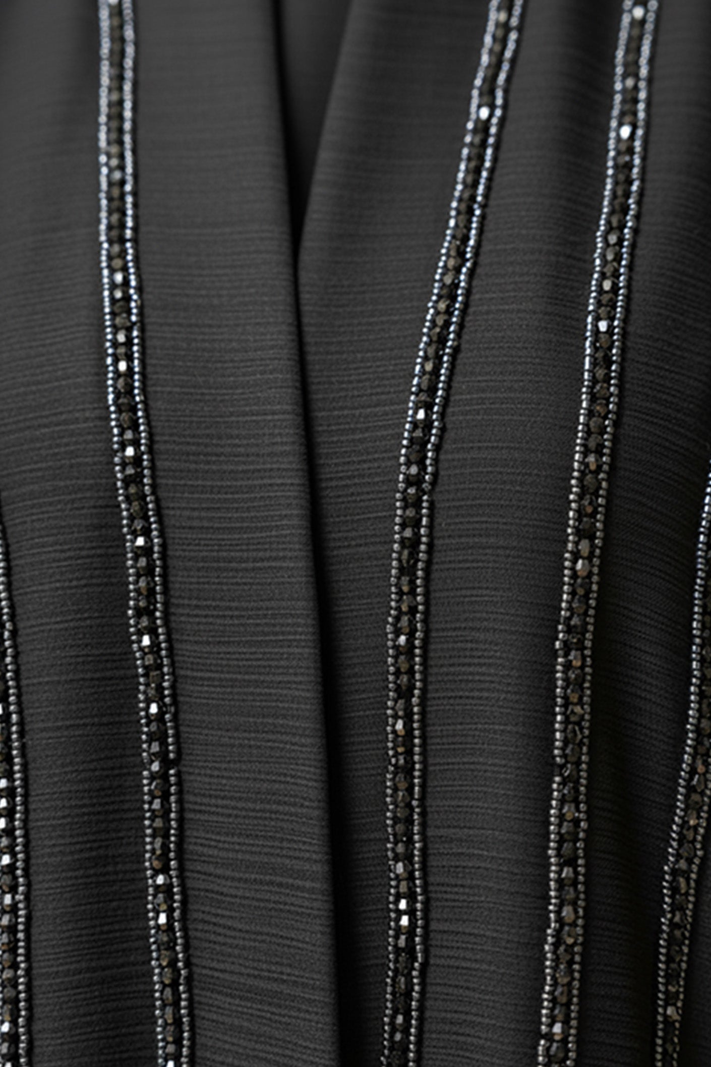 Aliha Abaya | Fancy Moti Design Front Open Abaya