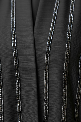 Aliha Abaya | Fancy Moti Design Front Open Abaya