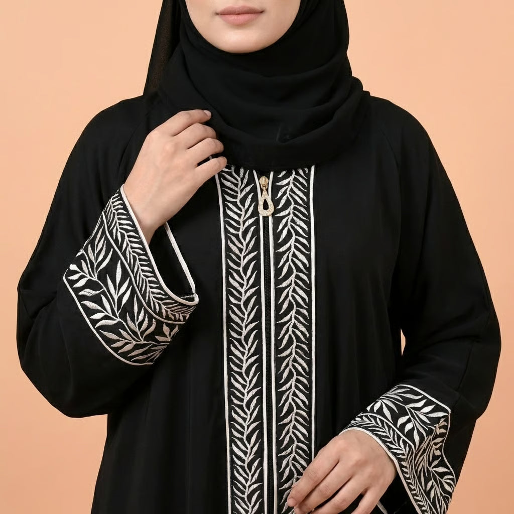 Exclusive Aura Abaya | Embroidery Abaya