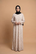 Dream Flora | Front-Open Printed Abaya