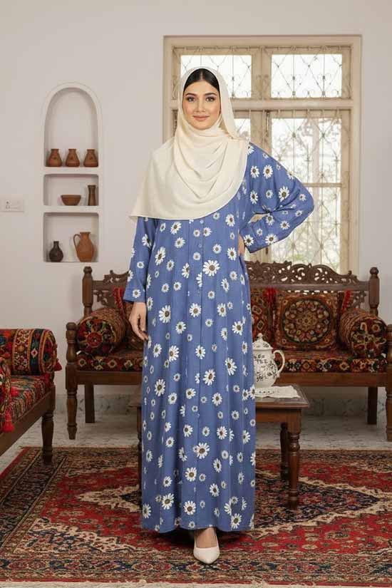 Blue Daisy | Front Open