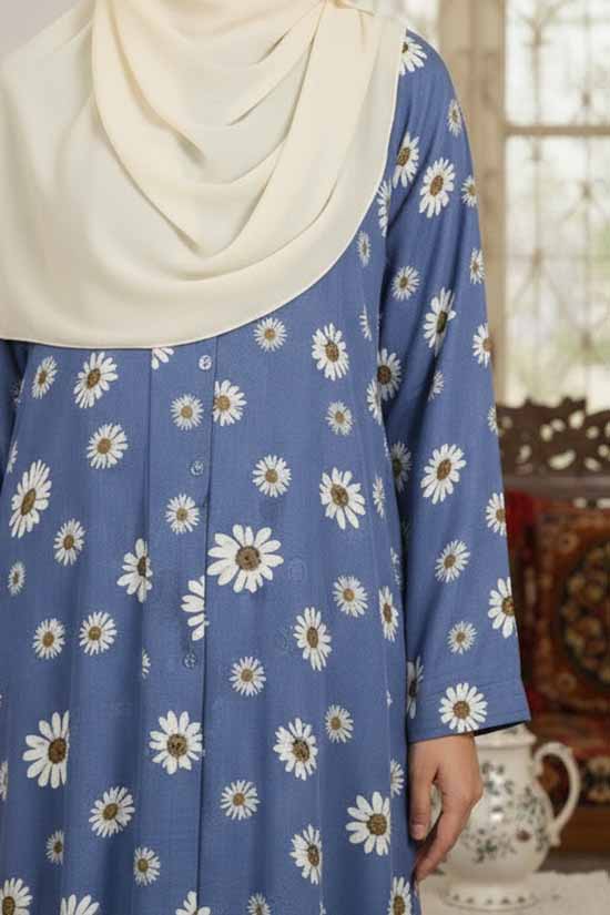Blue Daisy | Front Open