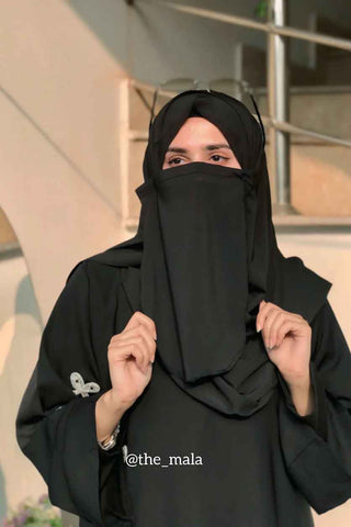 Double Loop Hijab with Niqab