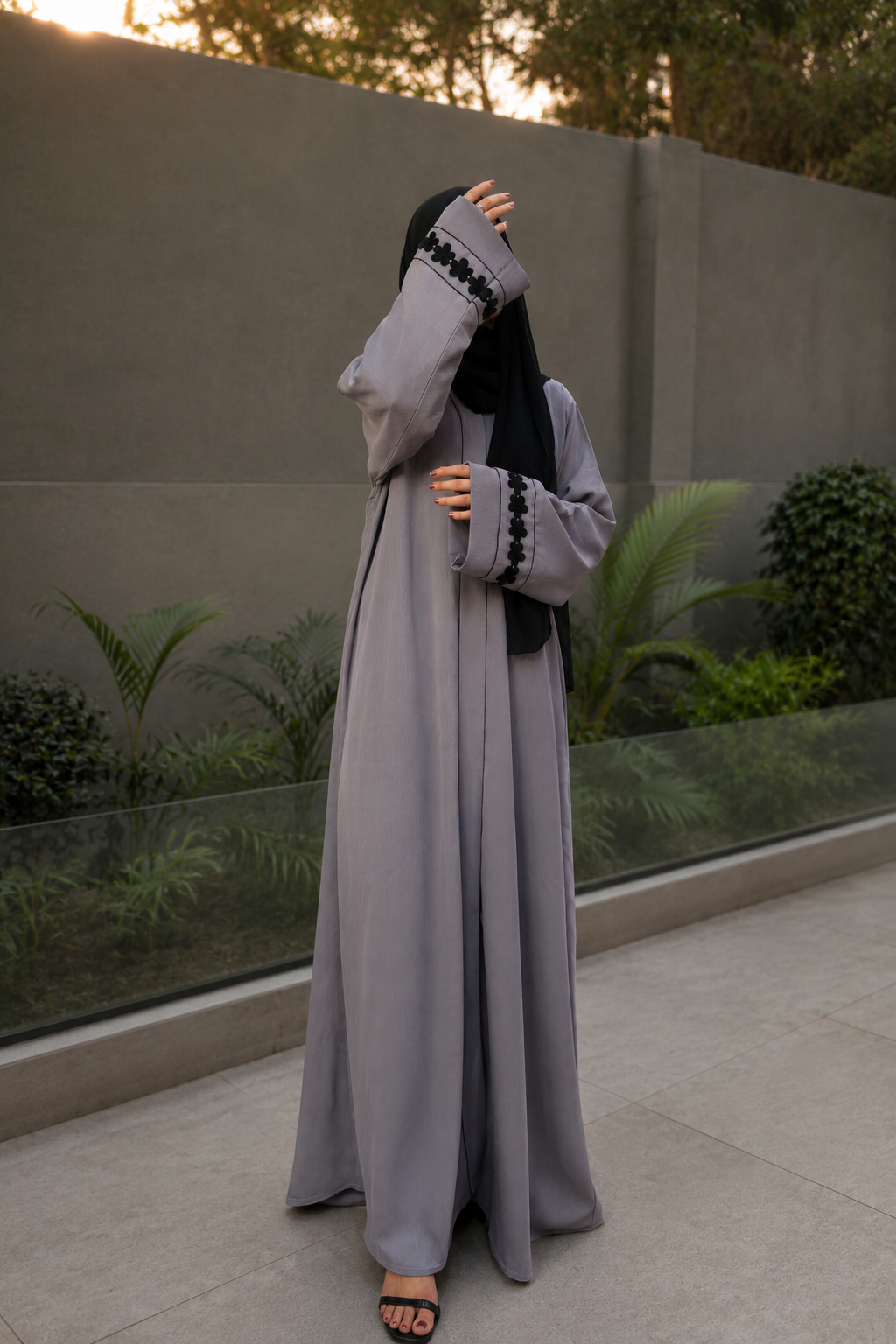 FLORA - Bloom Sleeves Abaya