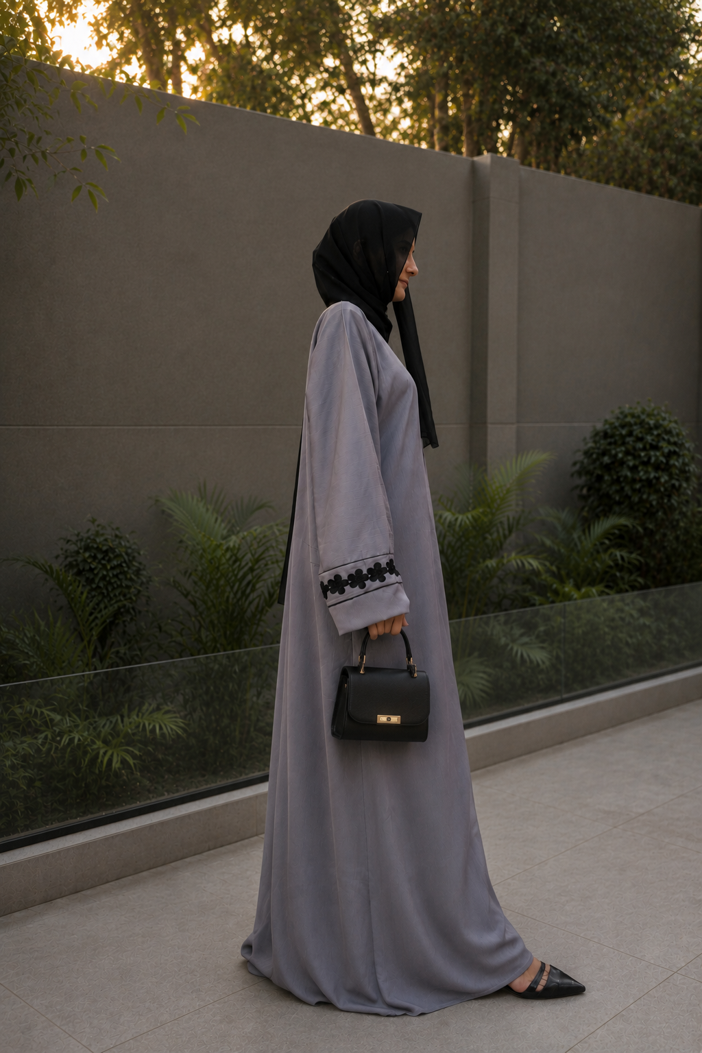 FLORA - Bloom Sleeves Abaya