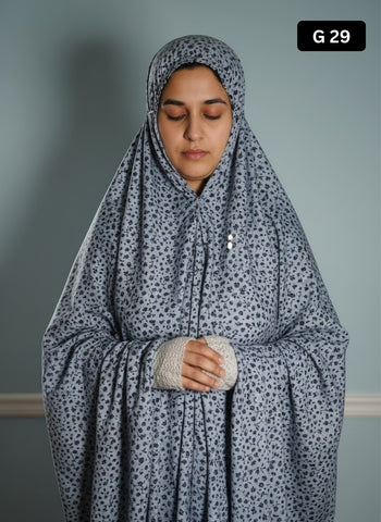 Premium Namaz Chadar with Lace Sleeves