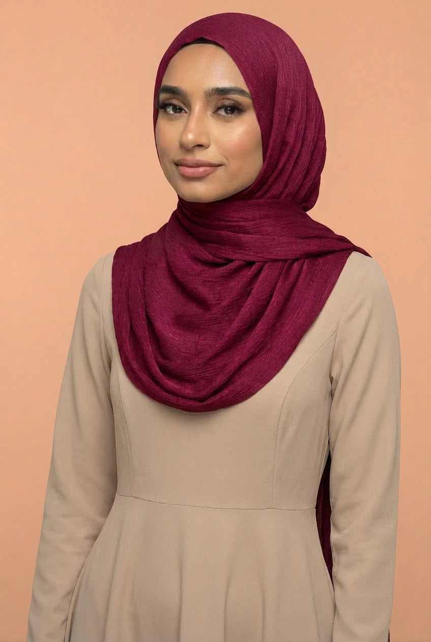 Crinkle Silk Hijab