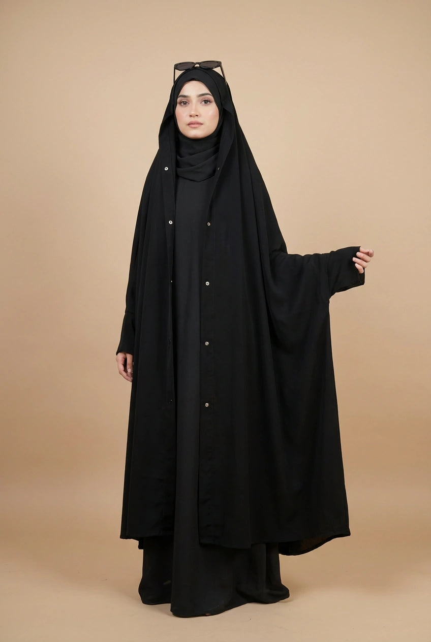 Irani Chadar | Premium Imported Nida Fabric | Front Open