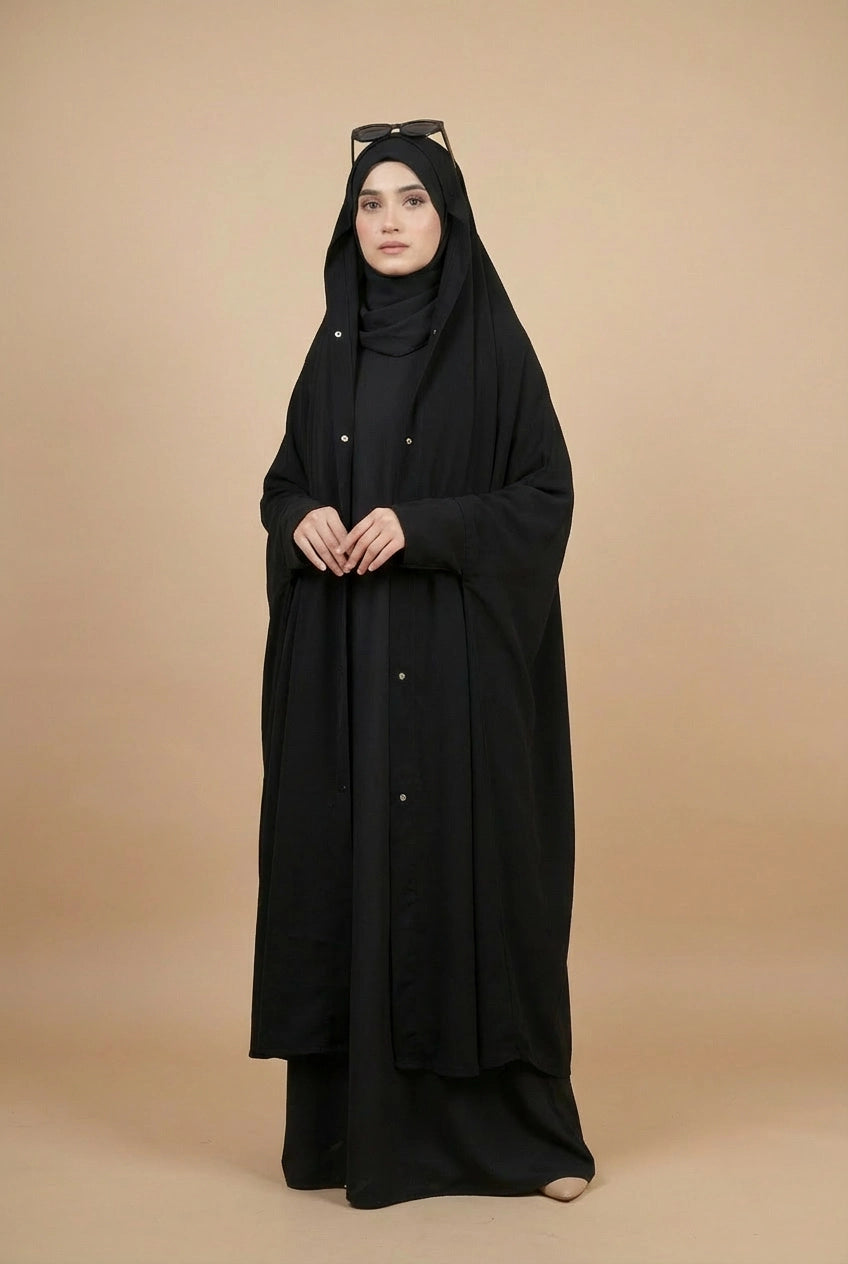 Irani Chadar | Premium Imported Nida Fabric | Front Open