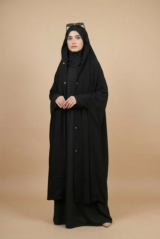 Irani Chadar | Premium Imported Nida Fabric | Front Open