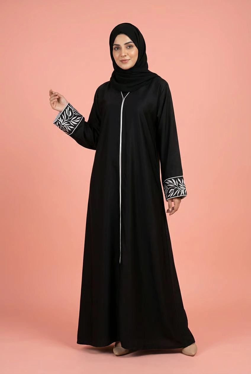 Aura abaya | Embroidery Abaya
