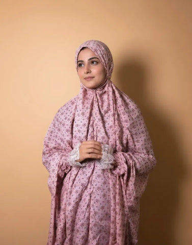 Premium Namaz Chadar with Lace Sleeves