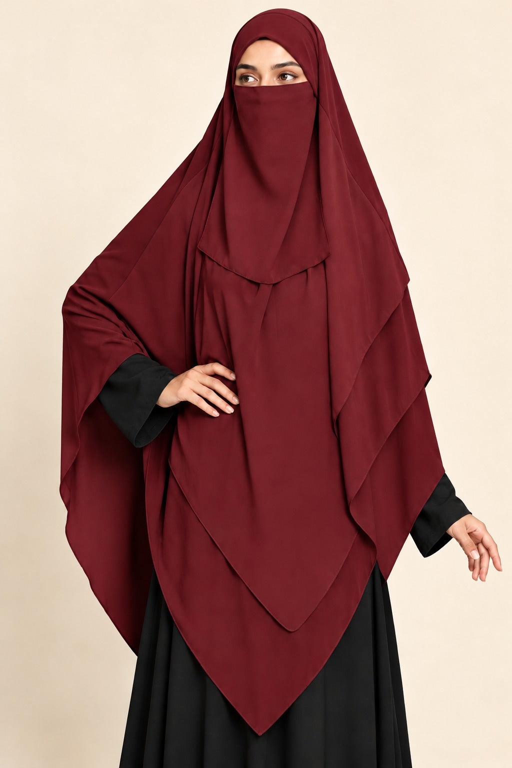 Khimar - Three Layers with Niqab