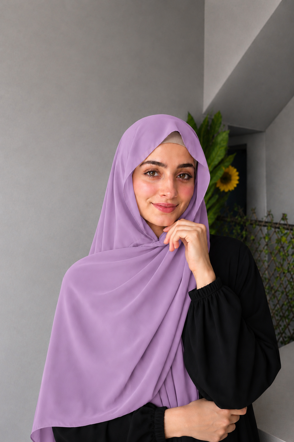 Magnetic Hijab -  Hijab + Cap + Magnets
