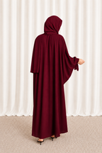 Kaftan Abaya - Maroon