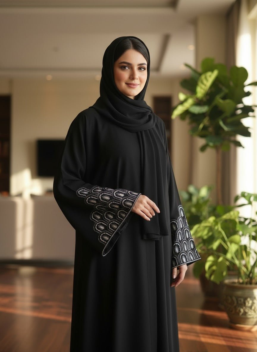 Nayab Embroidery Abaya - 