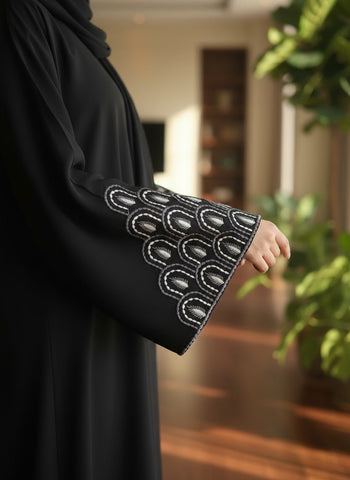 Nayab Embroidery Abaya - 