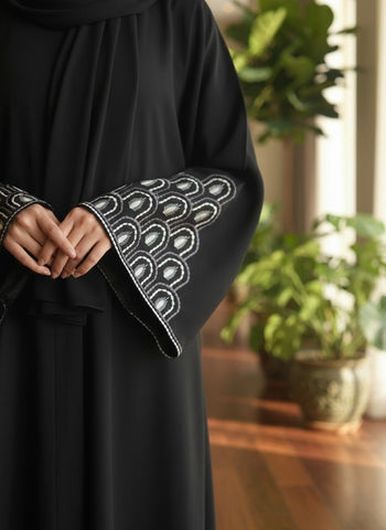 Nayab Embroidery Abaya - 